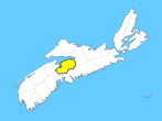 Small Map - Hants County, Nova Scotia